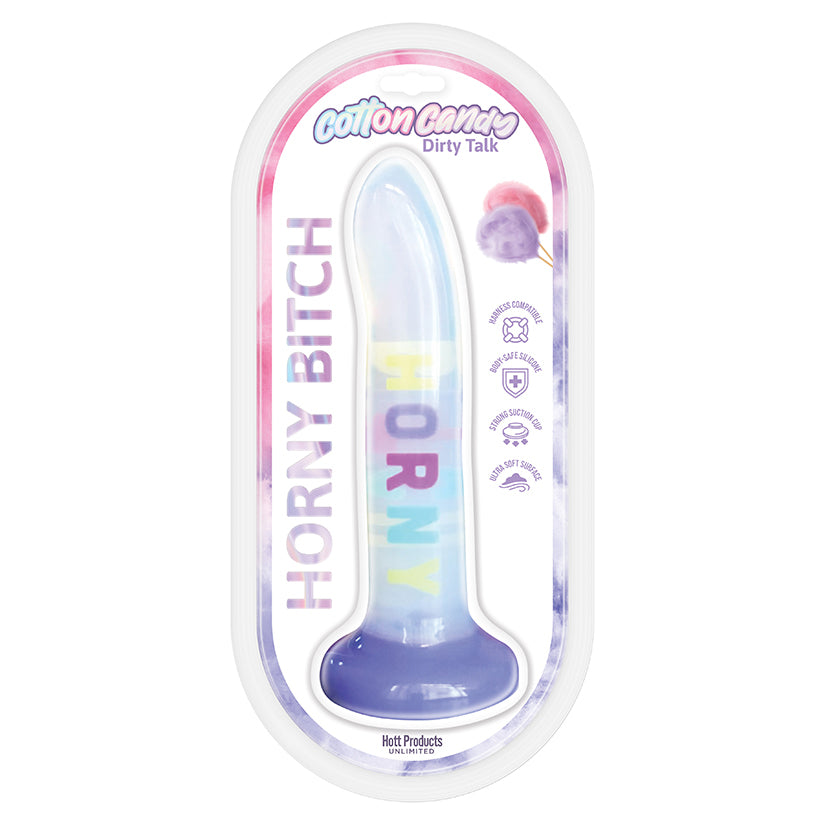 Cotton Candy Horny Bitch Dildo 8"