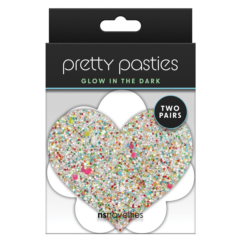 Pretty Pasties Heart & FlowerGlow 2pk
