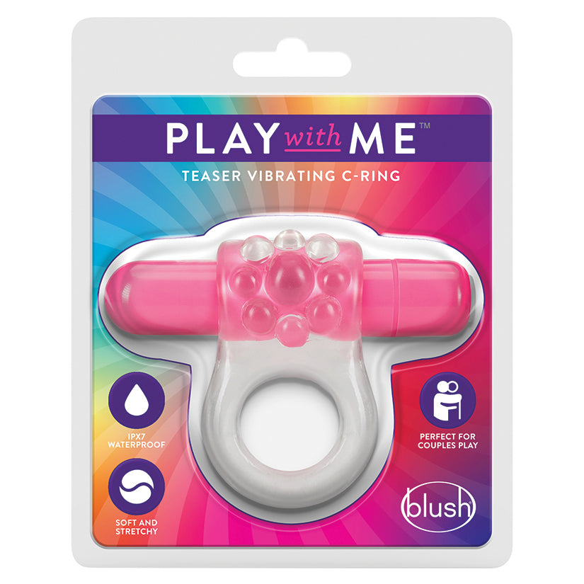 Play with Me Teaser Vibrating C-RingPink