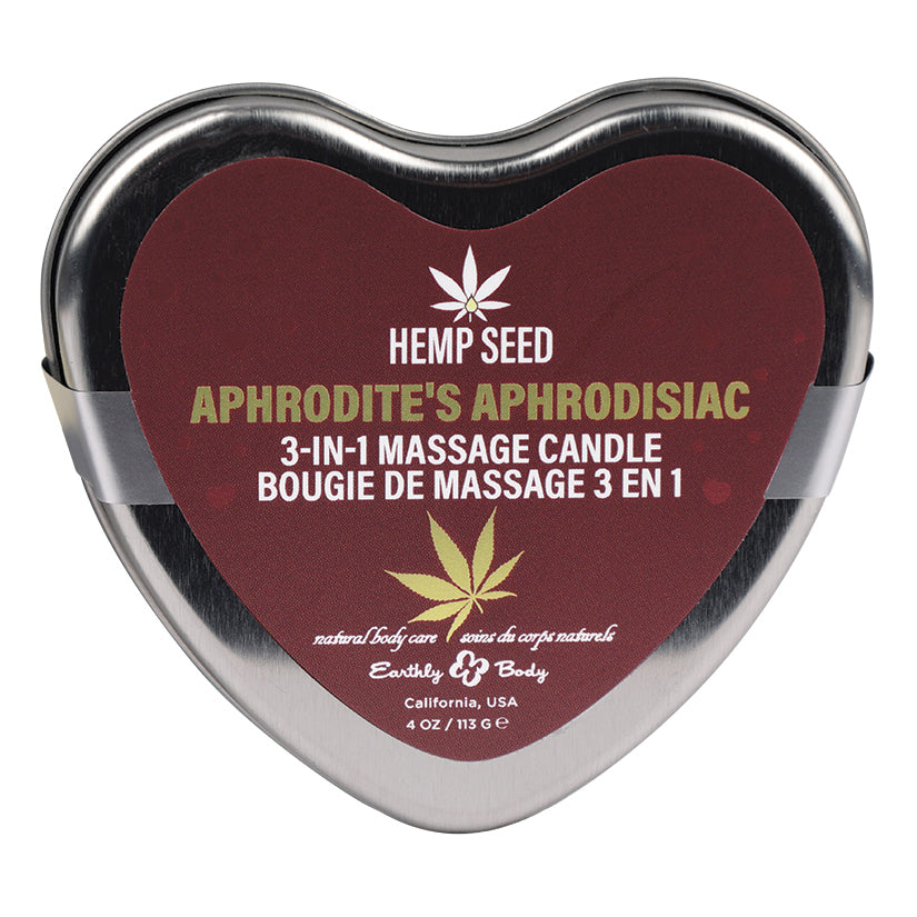 Earthly Body 3-in-1 Valentines Day Candles-Aphrodite's 4oz