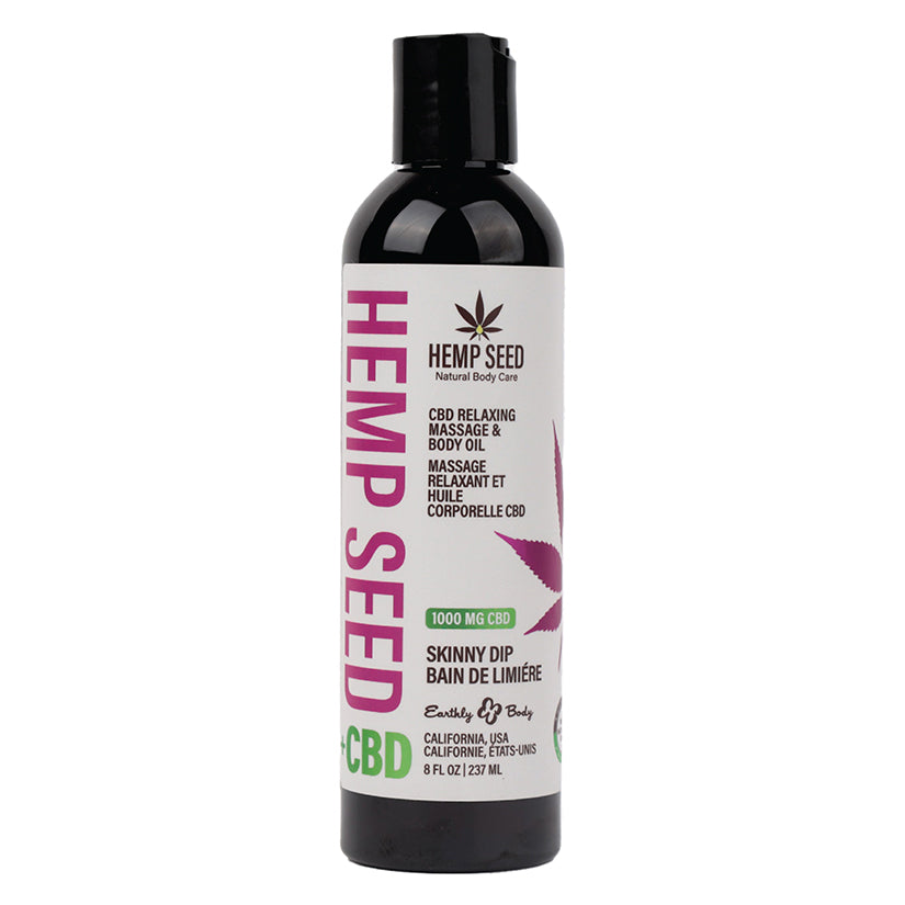 Earthly Body Relaxing Massage and Body Oil-Skinny Dip 8oz
