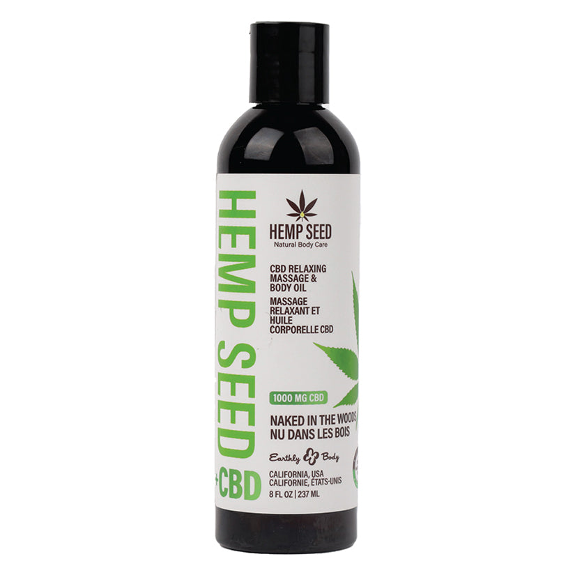 Earthly Body Relaxing Massage and Body Oil-Naked in the Woods 8oz
