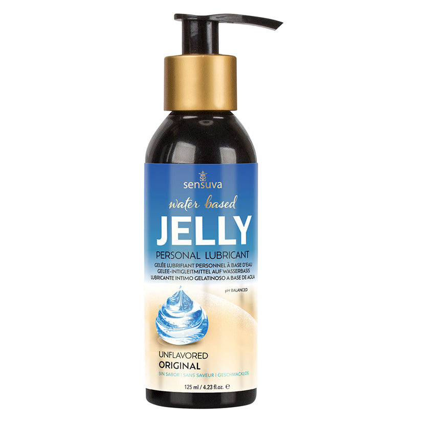 Sensuva Jelly Water-Based Personal Lubricant 4oz