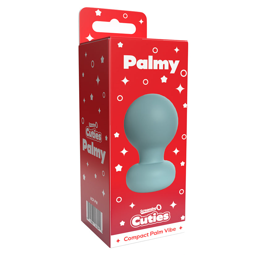 Screaming O Cuties Palmy Palm Vibrator-Powder Blue