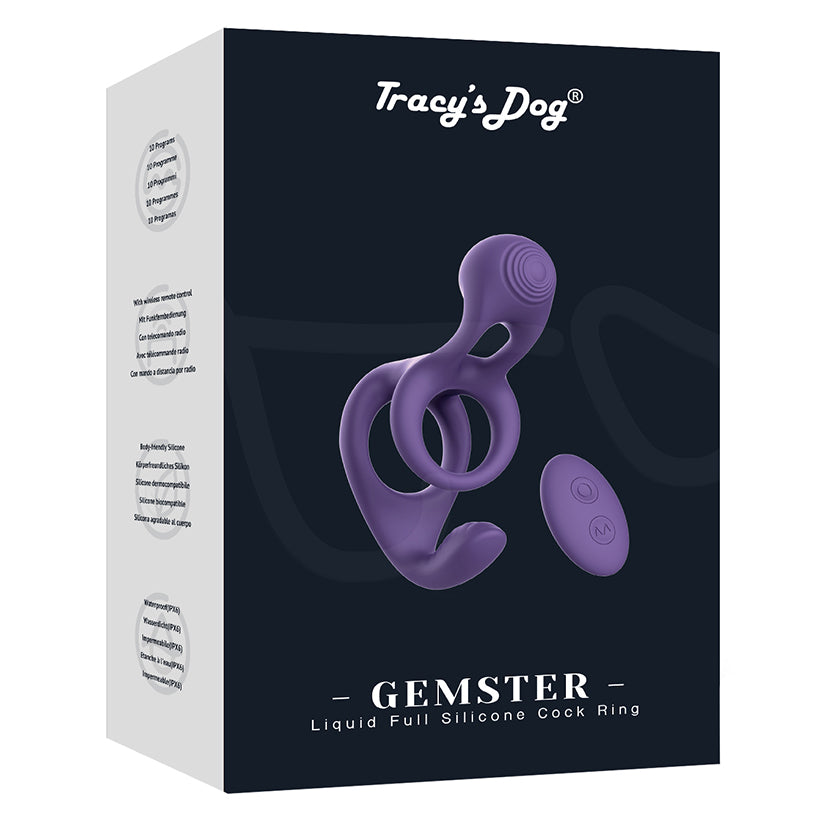 Tracys Dog Gemster-Purple