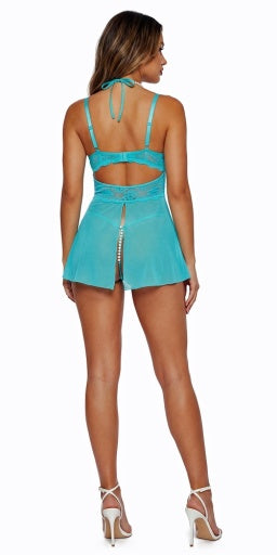 44559 PEARL NECKLACE BABYDOLL