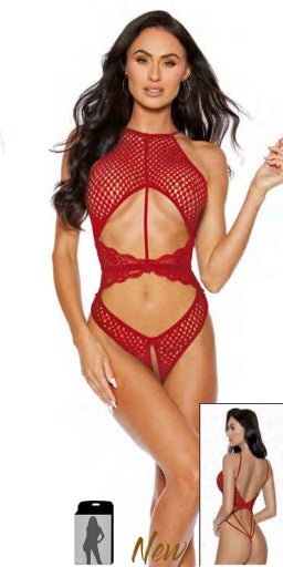 R2368 BOXED FETISH TEDDY