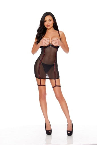 40366 VIXEN JEWEL CHEMISE W/G
