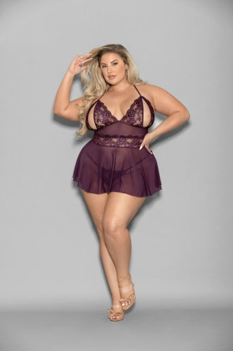 2183X - BOXED QUEEN BABYDOLL