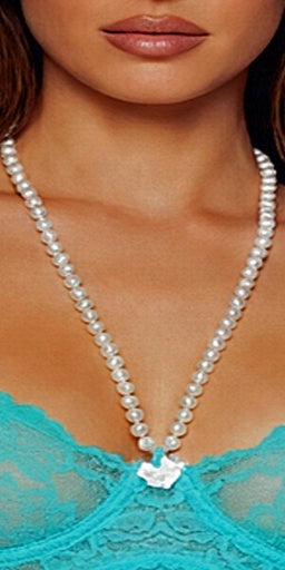 44559 PEARL NECKLACE BABYDOLL