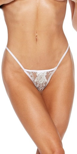 QUEEN FOIL EMBROID OPEN BIKINI