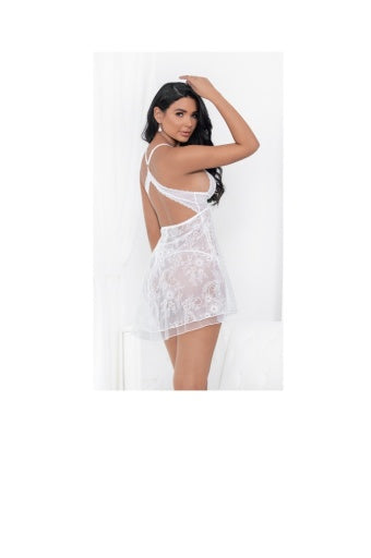 *39505 - LACE BABYDOLL SET