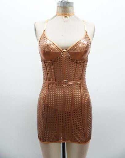 PRECIOUS METALS FETISH CHEMISE