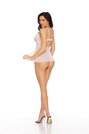 44552 PRETTY IN PINK BABY DOLL